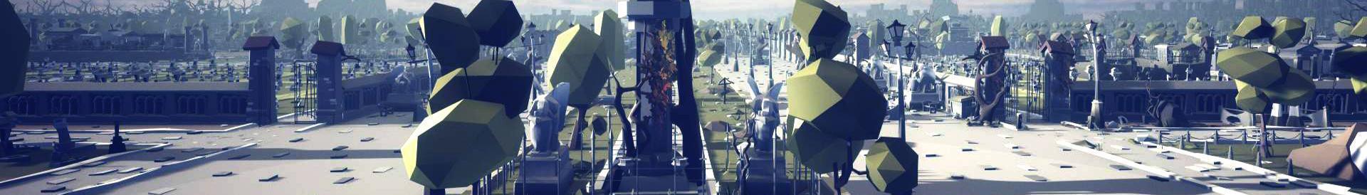 Low poly 3d graphic assets